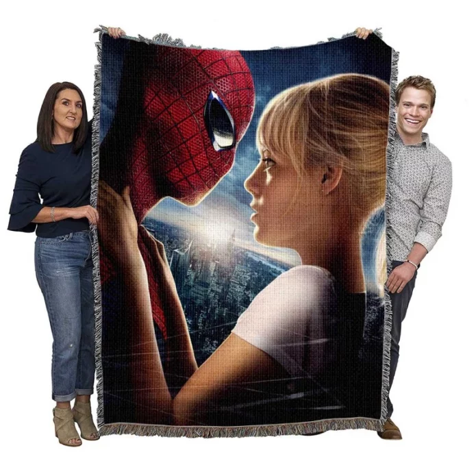 The Amazing Spider-Man Movie Gwen Stacy Woven Blanket
