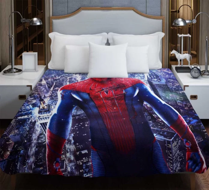 The Amazing Spider-man Poster enhanced Movie Duvet Cover