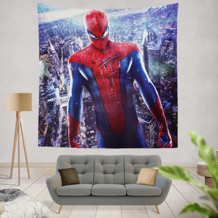 The Amazing Spider-man Poster enhanced Movie Wall Hanging Tapestry