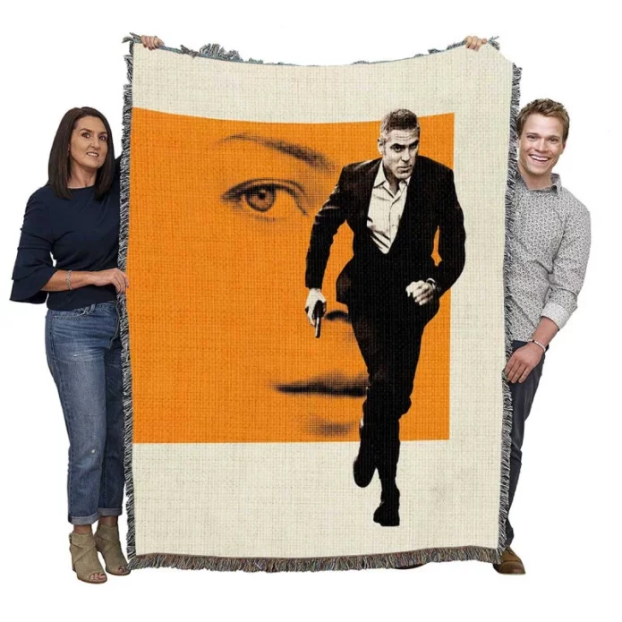 The American Movie George Clooney Woven Blanket