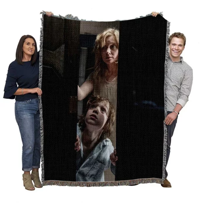 The Babadook Movie Noah Wiseman Essie Davis Woven Blanket