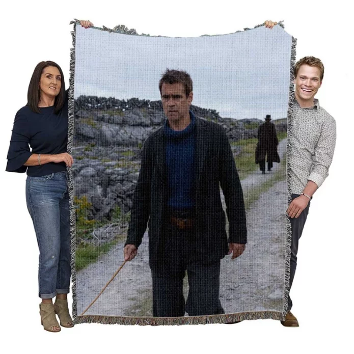 The Banshees of Inisherin Movie Colin Farrell Woven Blanket