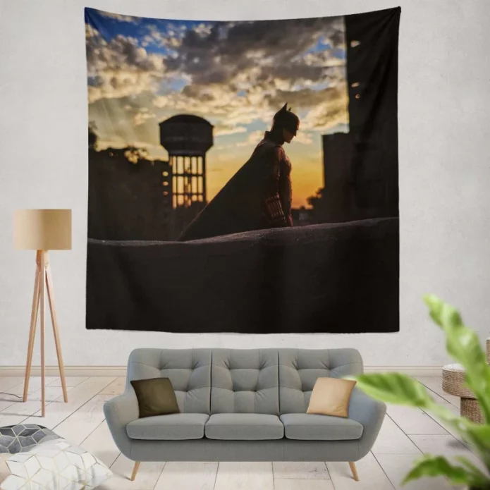 The Batman 2022 Movie Wall Hanging Tapestry