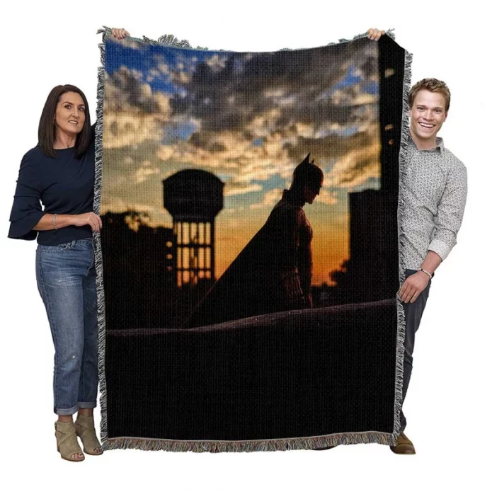 The Batman 2022 Movie Woven Blanket