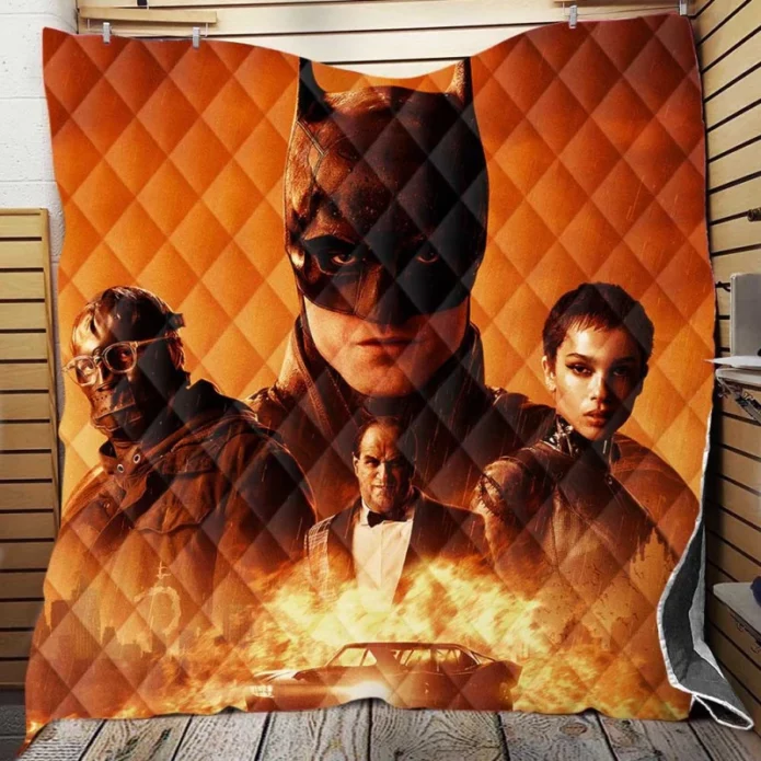 The Batman Movie Gotham City Quilt Blanket