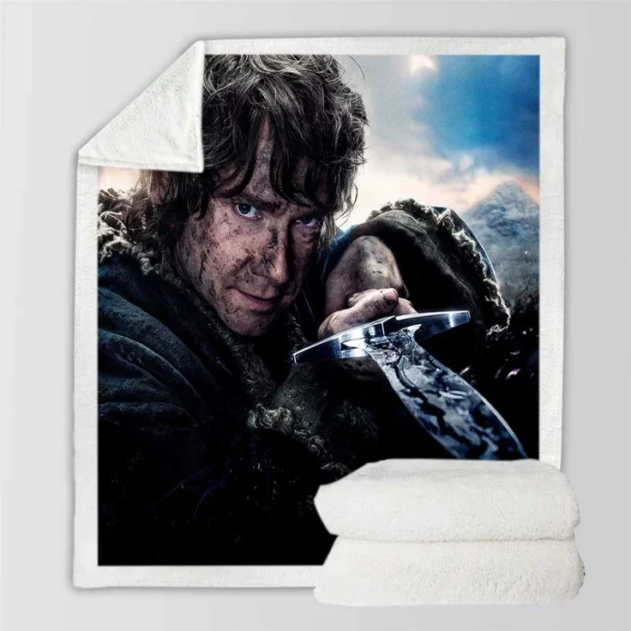 The Battle of the Five Armies Movie Sherpa Fleece Blanket
