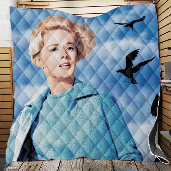 The Birds Movie Quilt Blanket