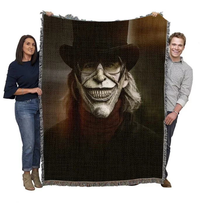 The Black Phone Movie Ethan Hawke Woven Blanket