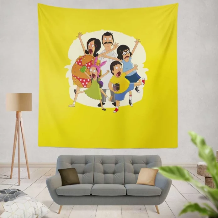 The Bobs Burgers Movie Movie Wall Hanging Tapestry