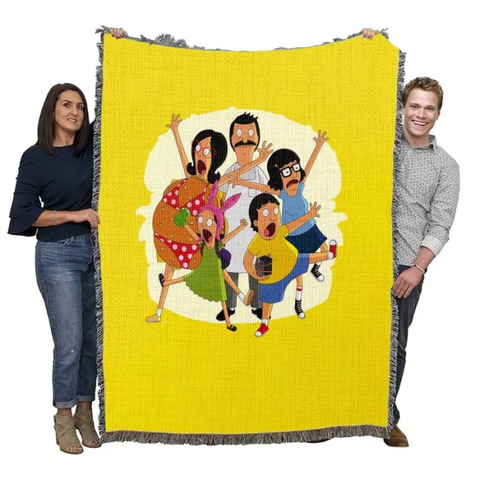 The Bobs Burgers Movie Movie Woven Blanket
