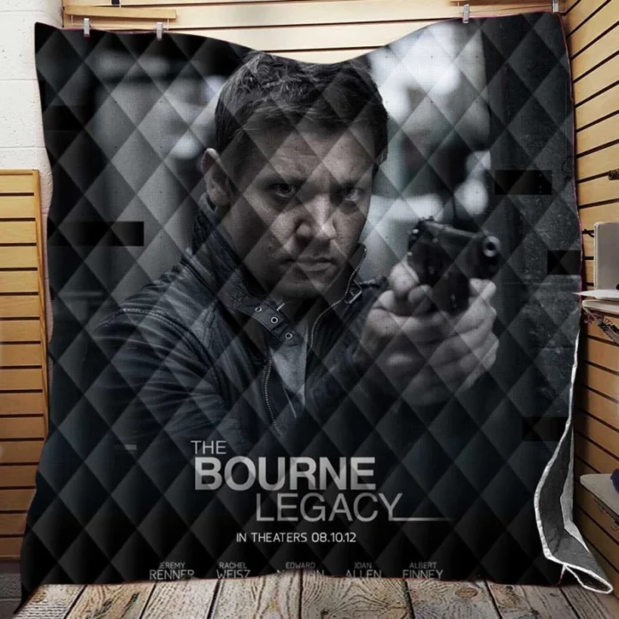 The Bourne Legacy Movie Jeremy Renner Quilt Blanket