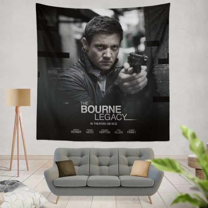 The Bourne Legacy Movie Jeremy Renner Wall Hanging Tapestry