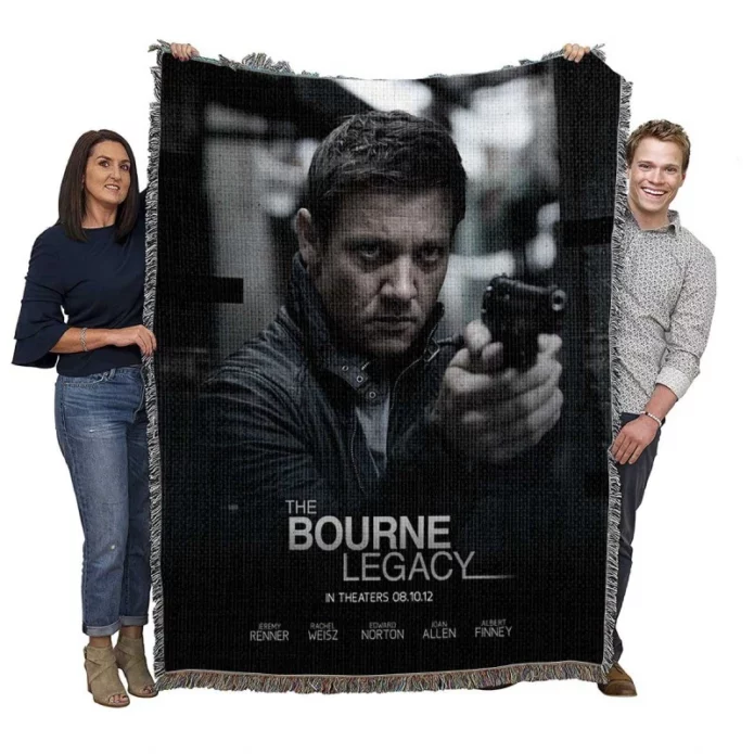 The Bourne Legacy Movie Jeremy Renner Woven Blanket