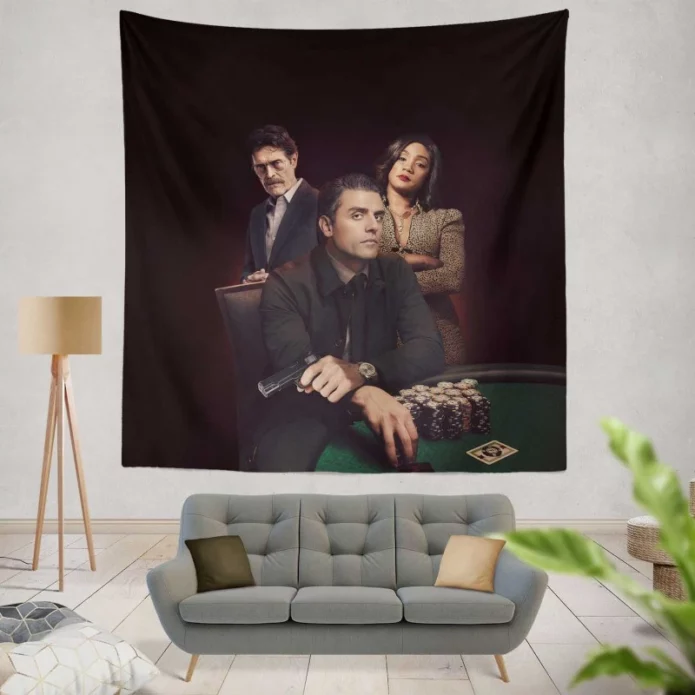 The Card Counter Movie Oscar Isaac Wall Hanging Tapestry