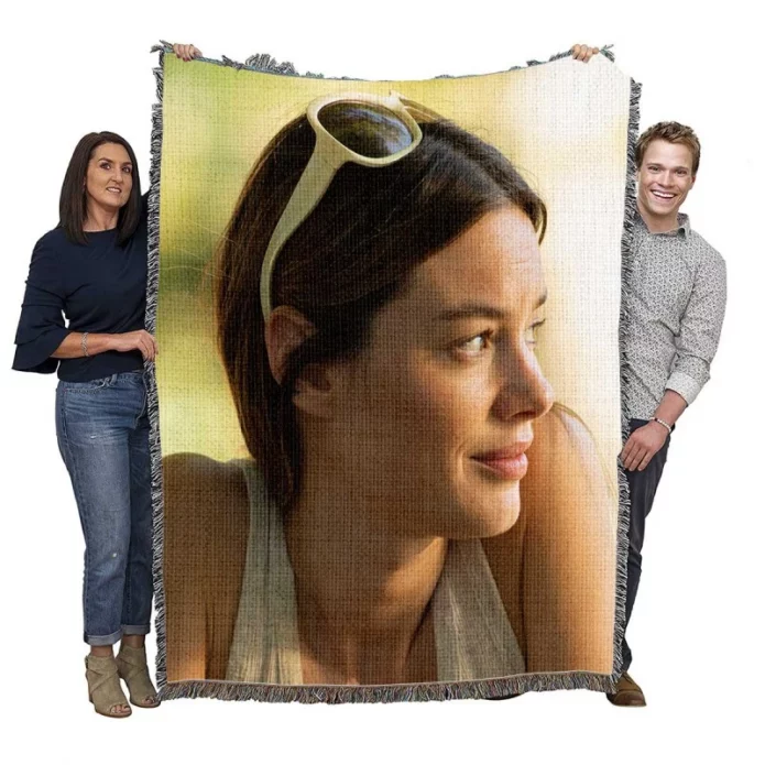 The Deep House Movie Camille Rowe Woven Blanket