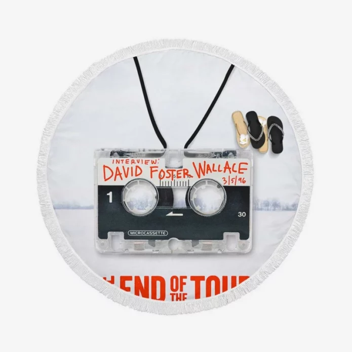 The End of the Tour Movie Round Beach Towel