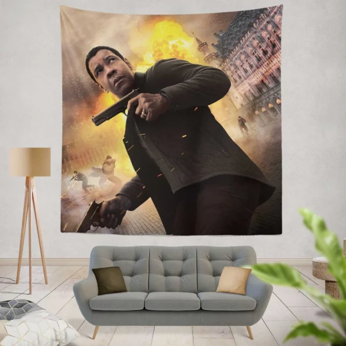 The Equalizer 2 Movie Denzel Washington Wall Hanging Tapestry