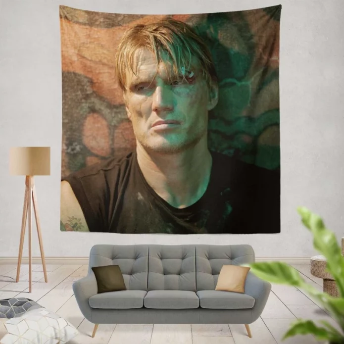 The Expendables Movie Gunnar Jensen Dolph Lundgren Wall Hanging Tapestry