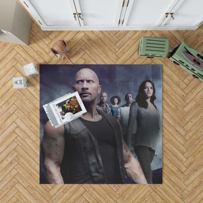 The Fate of The Furious Movie Poster Rug