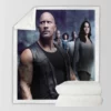 The Fate of The Furious Movie Poster Sherpa Fleece Blanket