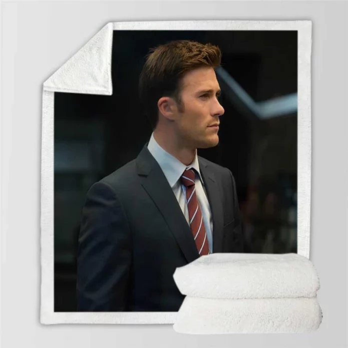 The Fate of The Furious Movie Scott Eastwood Sherpa Fleece Blanket