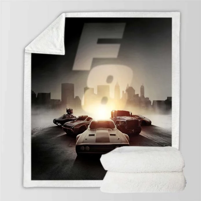 The Fate of The Furious Movie Sherpa Fleece Blanket