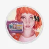 The Fifth Element Movie Leeloo Round Beach Towel