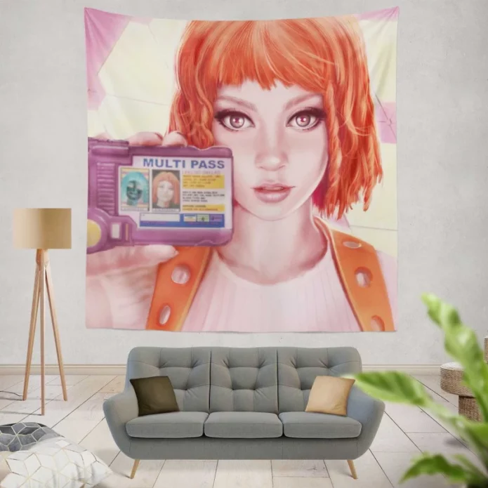 The Fifth Element Movie Leeloo Wall Hanging Tapestry