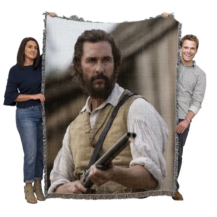 The Free State of Jones Movie Matthew McConaughey Woven Blanket