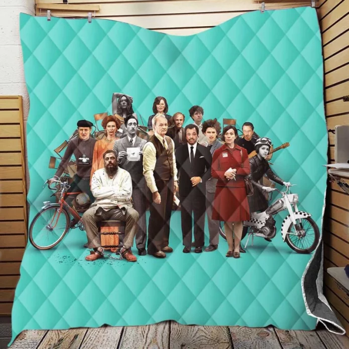 The French Dispatch Movie Quilt Blanket