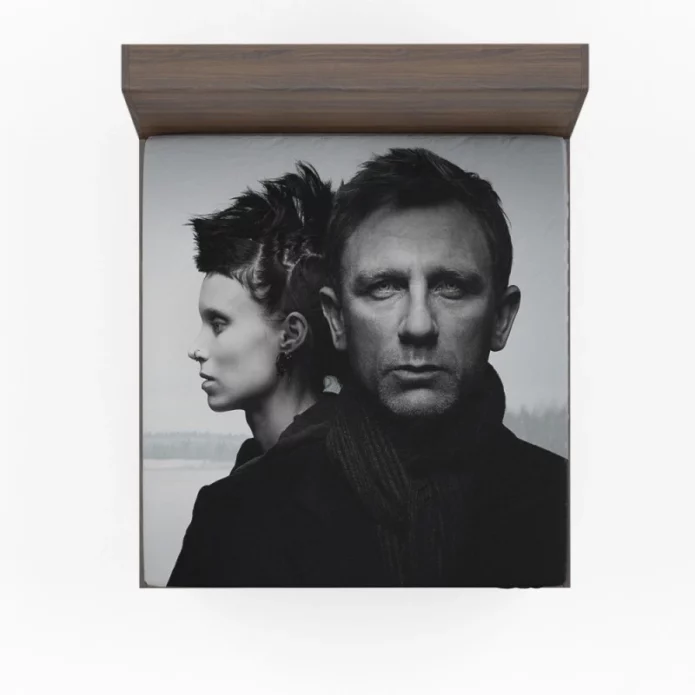 The Girl With The Dragon Tattoo Movie Daniel Craig Fitted Sheet