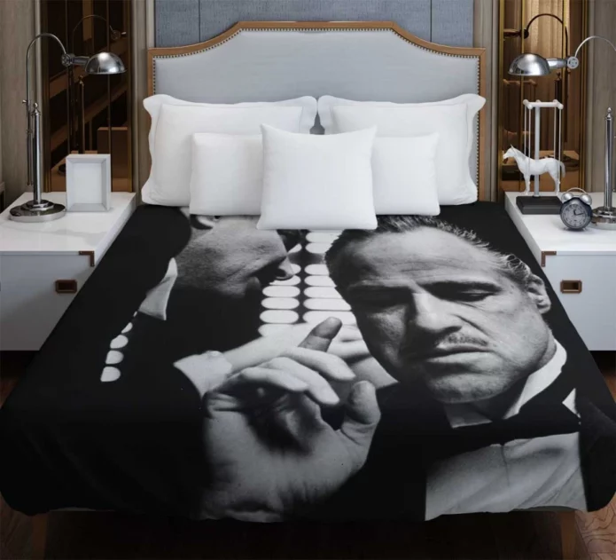 The Godfather Movie Marlon Brando Duvet Cover