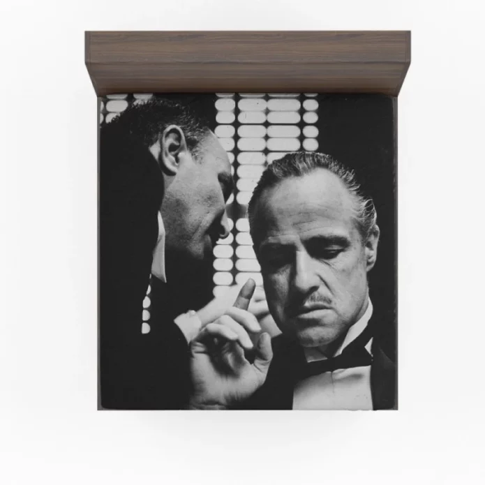The Godfather Movie Marlon Brando Fitted Sheet