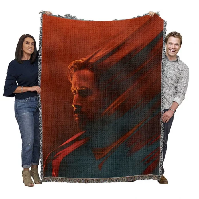 The Gray Man Movie Woven Blanket
