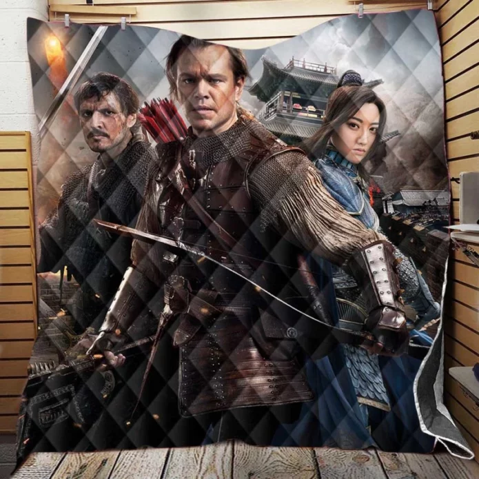 The Great Wall Movie Matt Damon Quilt Blanket