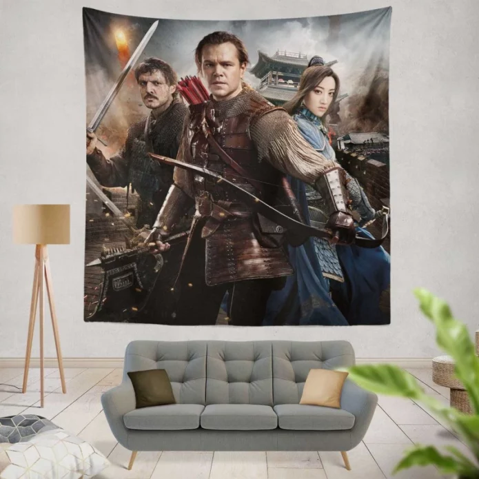 The Great Wall Movie Matt Damon Wall Hanging Tapestry