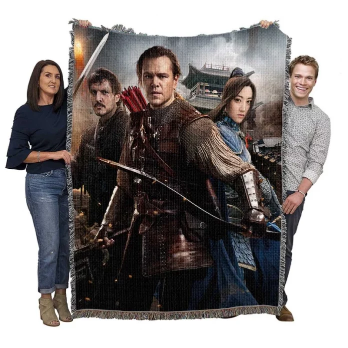 The Great Wall Movie Matt Damon Woven Blanket