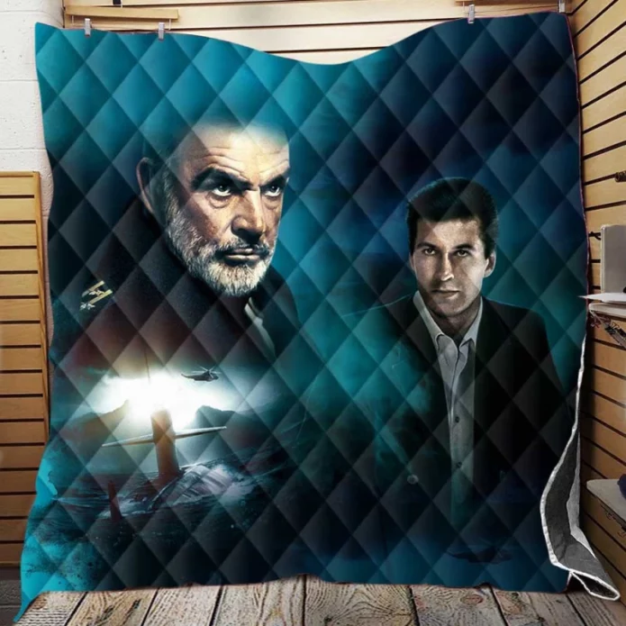 The Hunt for Red October Movie Sean Connery Alec Baldwin Quilt Blanket