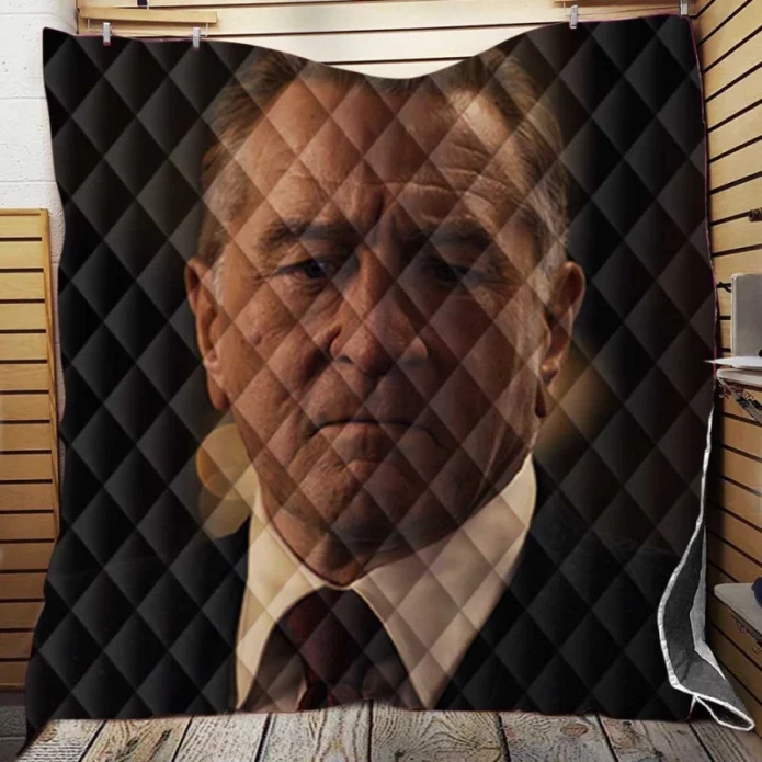 The Irishman Movie Robert De Niro Quilt Blanket