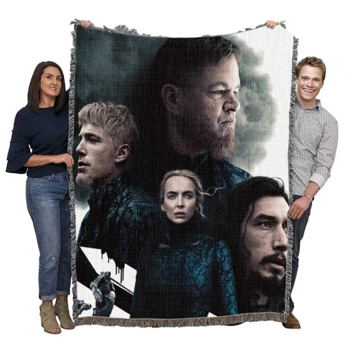 The Last Duel Movie Adam Driver Woven Blanket