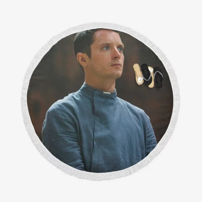 The Last Witch Hunter Movie Elijah Wood Dolan Round Beach Towel