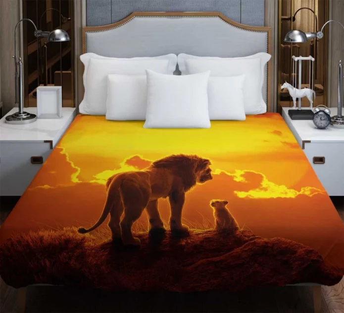 The Lion King Movie Simba Mufasa Duvet Cover