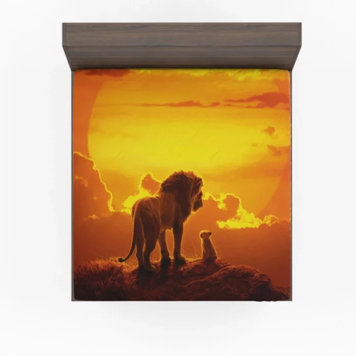 The Lion King Movie Simba Mufasa Fitted Sheet