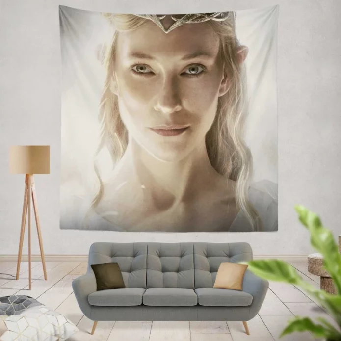 The Lord Of The Rings Movie Galadriel Wall Hanging Tapestry