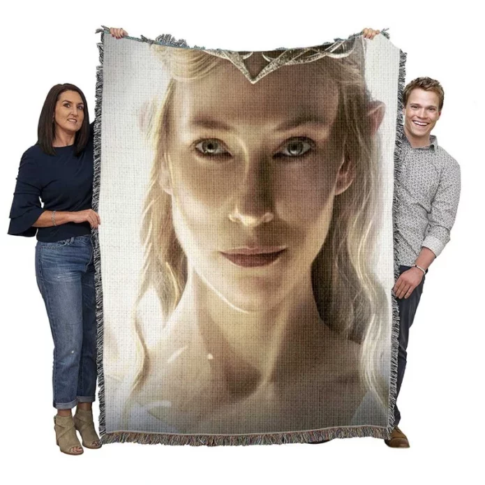 The Lord Of The Rings Movie Galadriel Woven Blanket