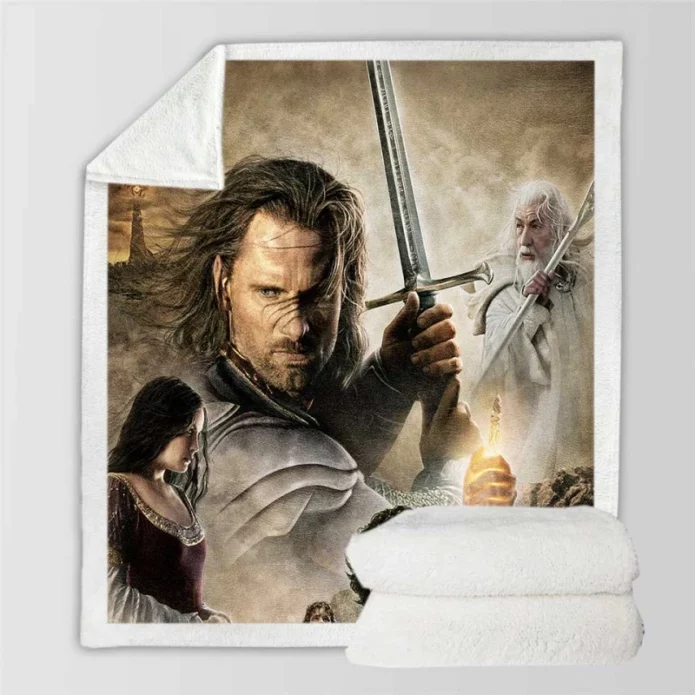 The Lord of the Rings The Return of the King Movie Sherpa Fleece Blanket