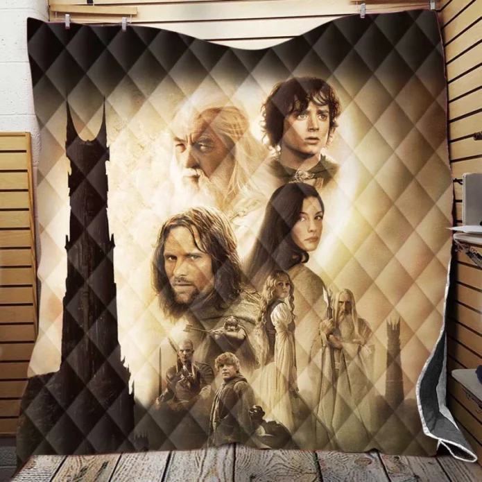 The Lord of the Rings The Two Towers Movie Quilt Blanket