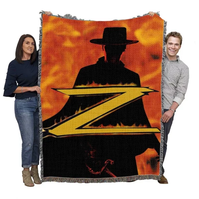 The Mask of Zorro Movie Woven Blanket