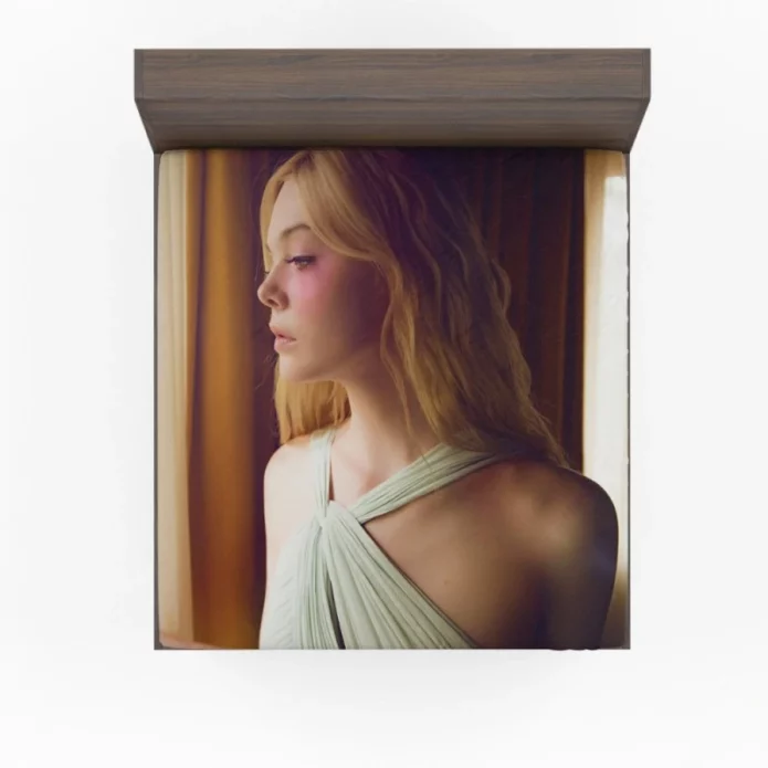 The Neon Demon Movie Elle Fanning Fitted Sheet