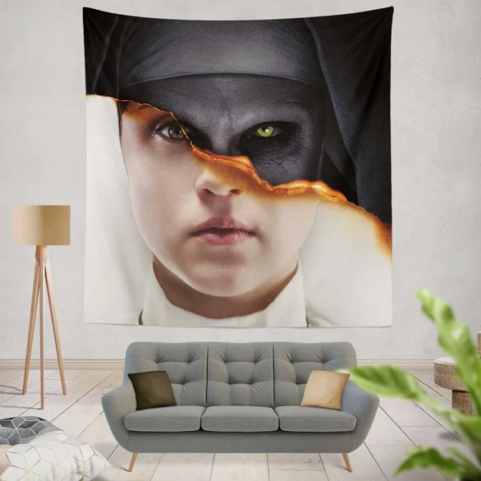 The Nun Movie Evil Wall Hanging Tapestry